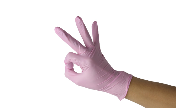 Vinyl Gloves - Pink