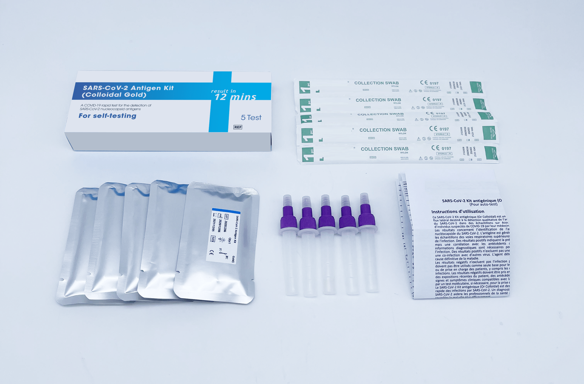 Rapid COVID Test (Lateral Flow) - Nasal Swab 2