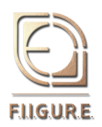 FIIGURE 로고 디자인 - 그림자 효과를 적용한 메인 로고